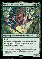 Magic the Gathering Card - Arasta of the Endless Web - MTG Circle