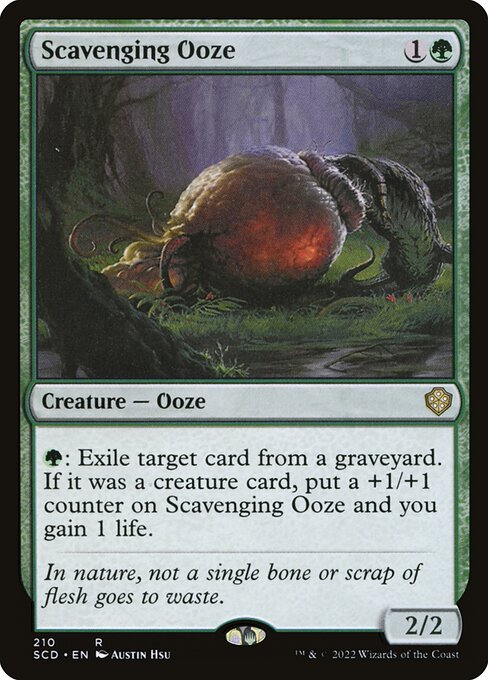 Magic the Gathering Card - Scavenging Ooze - MTG Circle