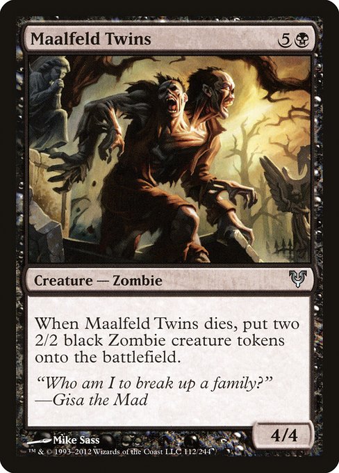 Magic the Gathering Card - Maalfeld Twins - MTG Circle