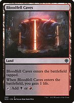Magic the Gathering Card - Bloodfell Caves - MTG Circle