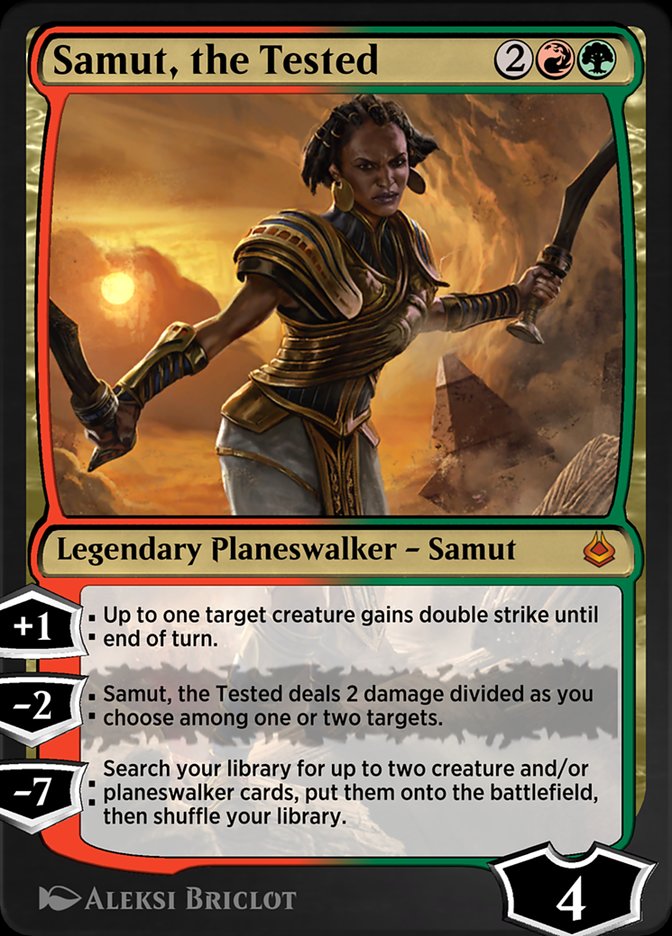 Magic the Gathering Card - Samut, the Tested - MTG Circle