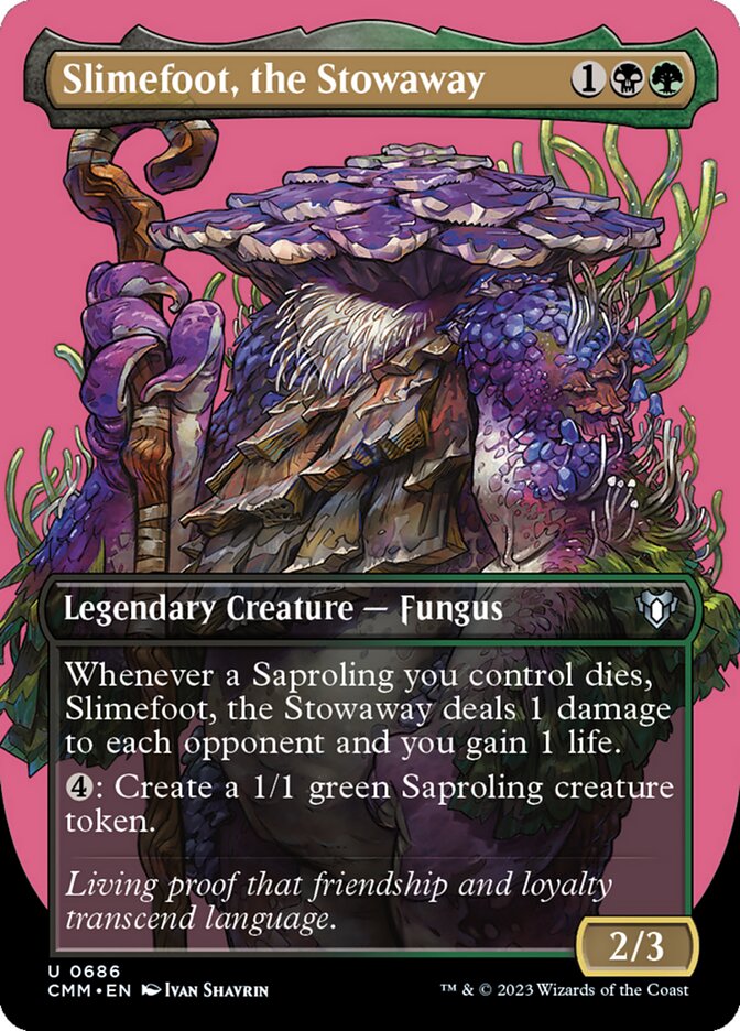 Magic the Gathering Card - Slimefoot, the Stowaway - MTG Circle