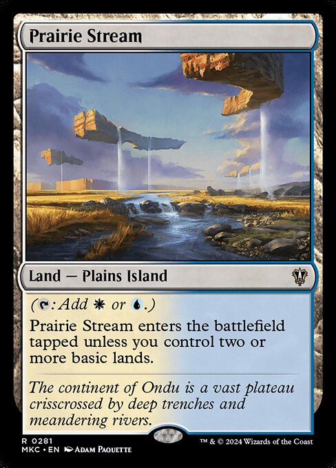 Magic the Gathering Card - Prairie Stream - MTG Circle
