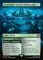 Magic the Gathering Card - Zanarkand, Ancient Metropolis // Lasting Fayth - MTG Circle