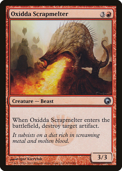 Magic the Gathering Card - Oxidda Scrapmelter - MTG Circle