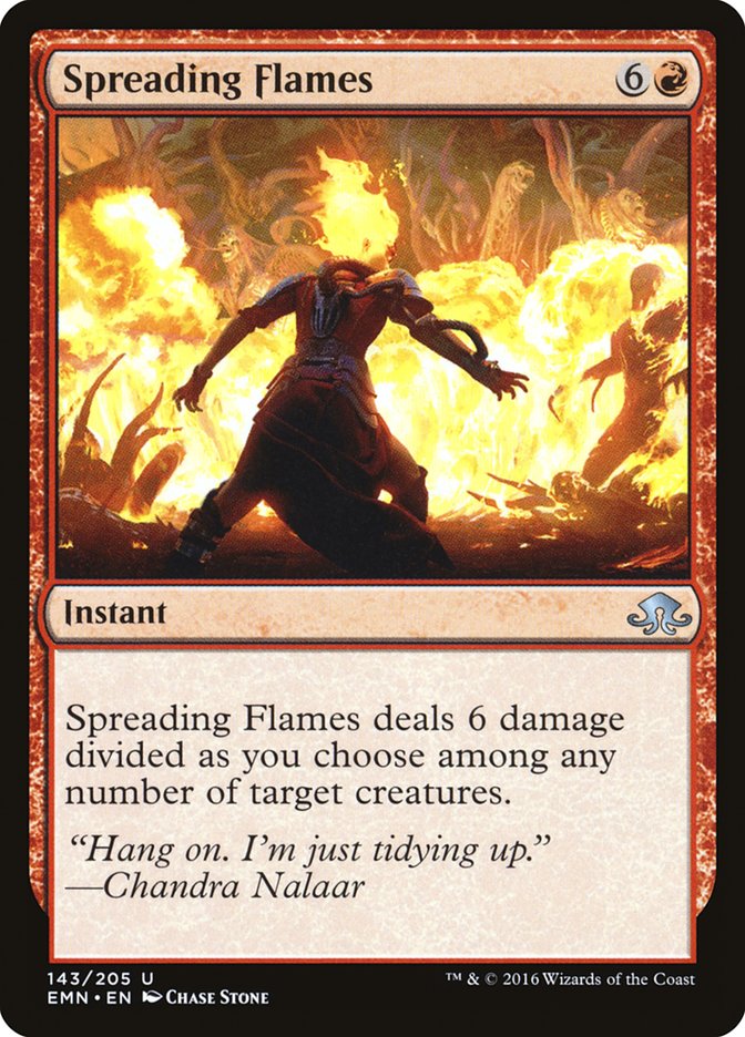 Magic the Gathering Card - Spreading Flames - MTG Circle