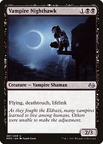 Magic the Gathering Card - Vampire Nighthawk - MTG Circle