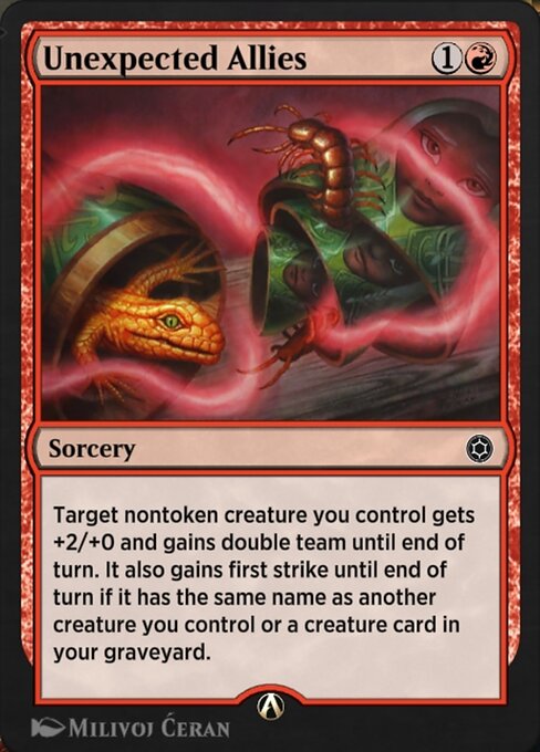 Magic the Gathering Card - Unexpected Allies - MTG Circle