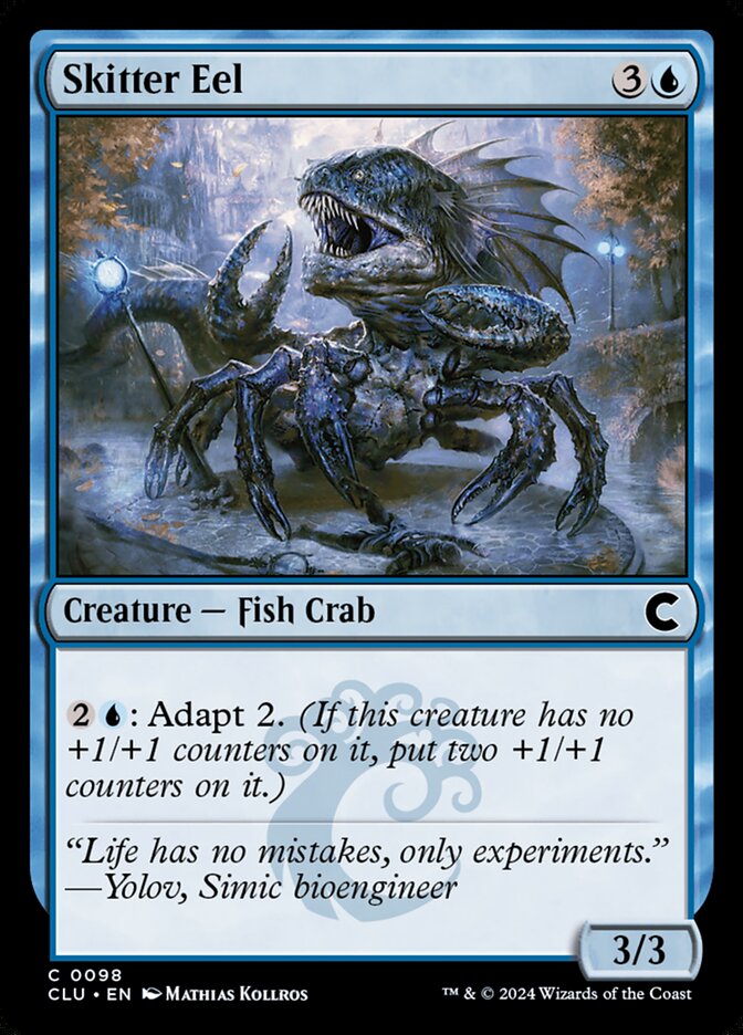 Magic the Gathering Card - Skitter Eel - MTG Circle