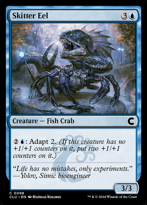 Magic the Gathering Card - Skitter Eel - MTG Circle