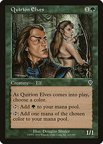 Magic the Gathering Card - Quirion Elves - MTG Circle