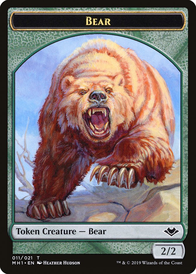 Magic the Gathering Card - Bear - MTG Circle