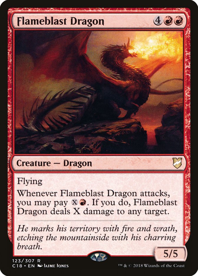 Magic the Gathering Card - Flameblast Dragon - MTG Circle