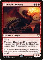 Magic the Gathering Card - Flameblast Dragon - MTG Circle