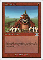 Magic the Gathering Card - Burrowing - MTG Circle