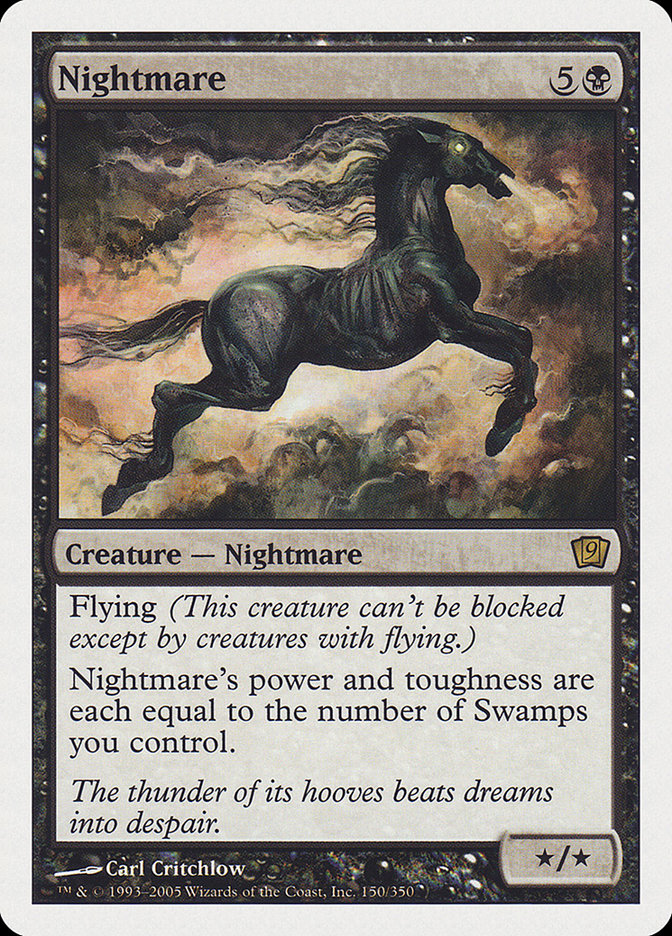 Magic the Gathering Card - Nightmare - MTG Circle