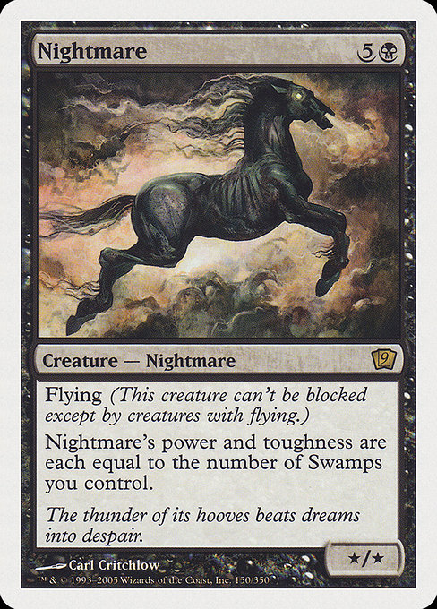 Magic the Gathering Card - Nightmare - MTG Circle