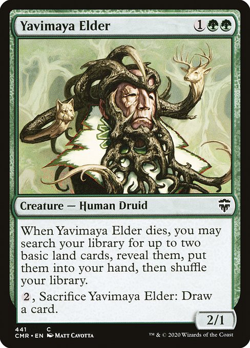 Magic the Gathering Card - Yavimaya Elder - MTG Circle