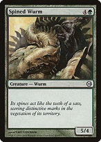 Magic the Gathering Card - Spined Wurm - MTG Circle