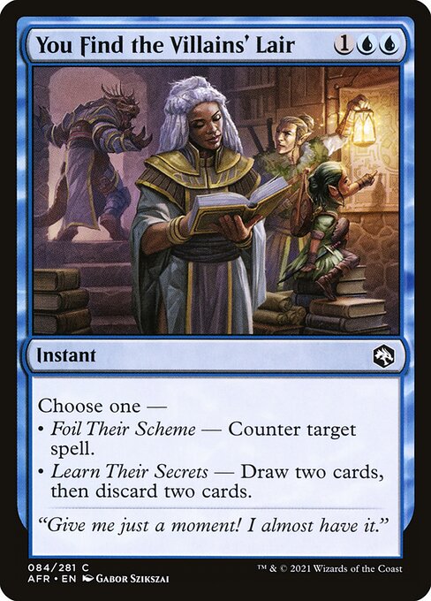 Magic the Gathering Card - You Find the Villains' Lair - MTG Circle