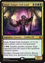 Magic the Gathering Card - Jarad, Golgari Lich Lord - MTG Circle