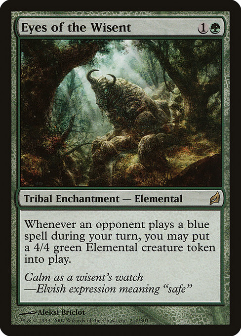 Magic the Gathering Card - Eyes of the Wisent - MTG Circle