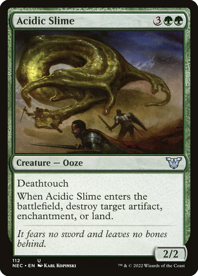 Magic the Gathering Card - Acidic Slime - MTG Circle
