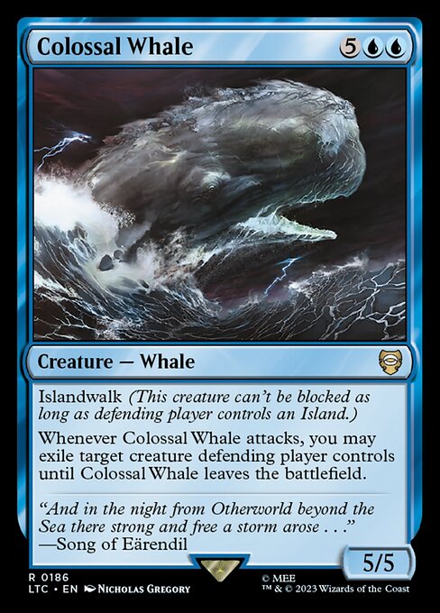 Magic the Gathering Card - Colossal Whale - MTG Circle