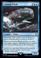 Magic the Gathering Card - Colossal Whale - MTG Circle