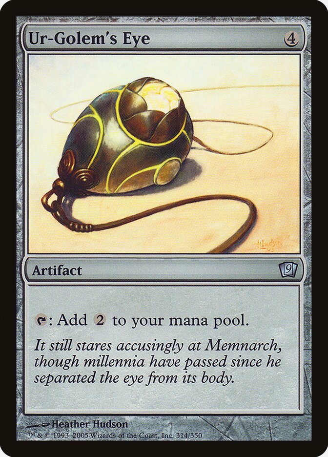 Magic the Gathering Card - Ur-Golem's Eye - MTG Circle