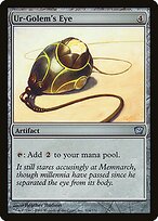 Magic the Gathering Card - Ur-Golem's Eye - MTG Circle