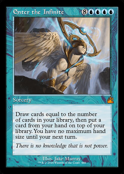 Magic the Gathering Card - Enter the Infinite - MTG Circle