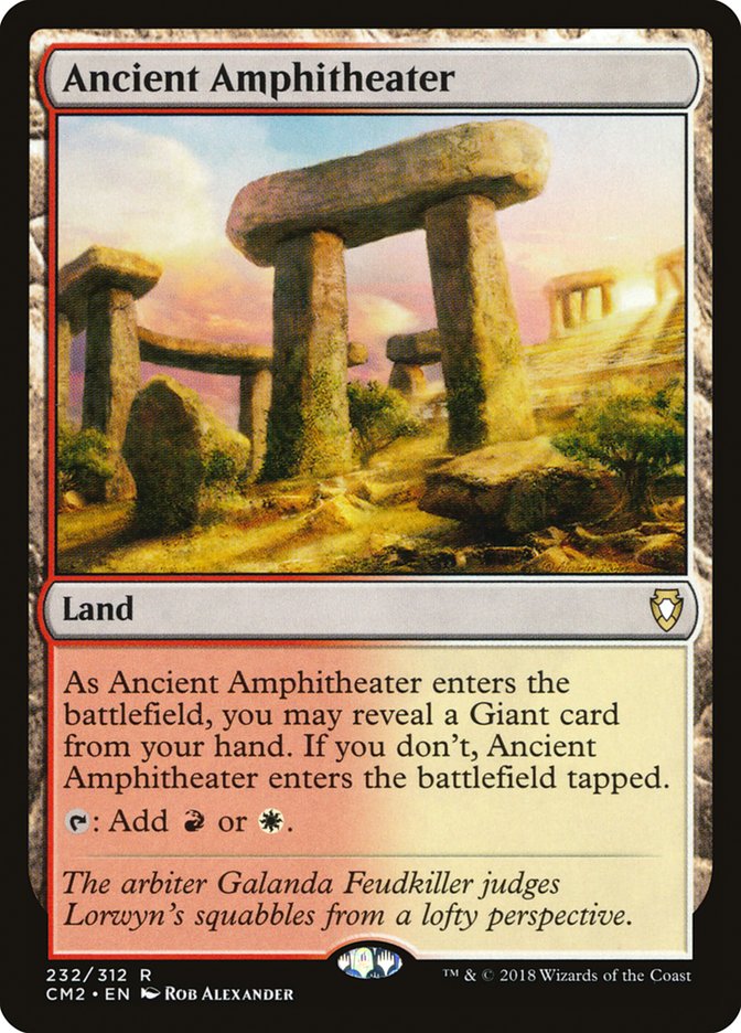 Magic the Gathering Card - Ancient Amphitheater - MTG Circle