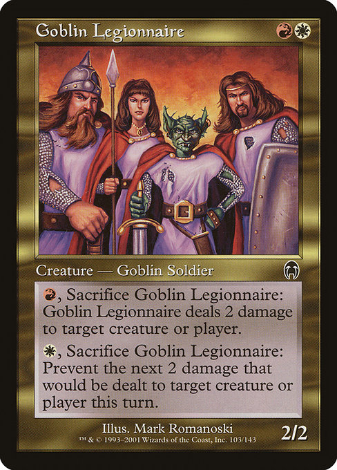 Magic the Gathering Card - Goblin Legionnaire - MTG Circle
