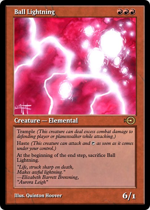 Magic the Gathering Card - Ball Lightning - MTG Circle