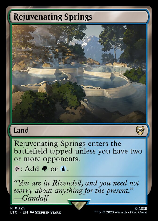 Magic the Gathering Card - Rejuvenating Springs - MTG Circle