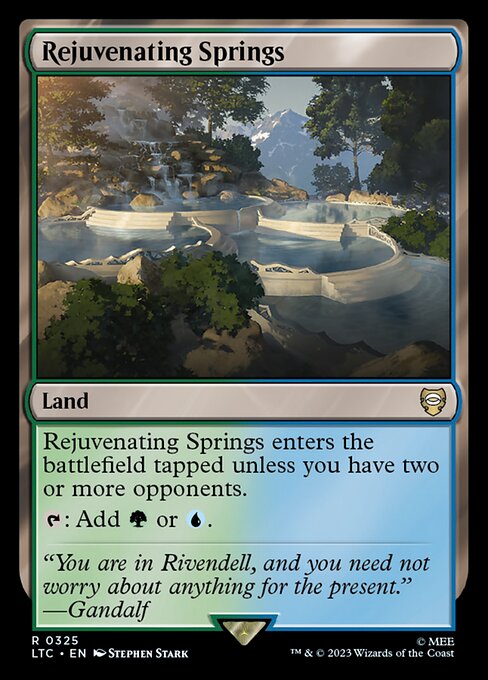 Magic the Gathering Card - Rejuvenating Springs - MTG Circle