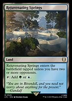 Magic the Gathering Card - Rejuvenating Springs - MTG Circle