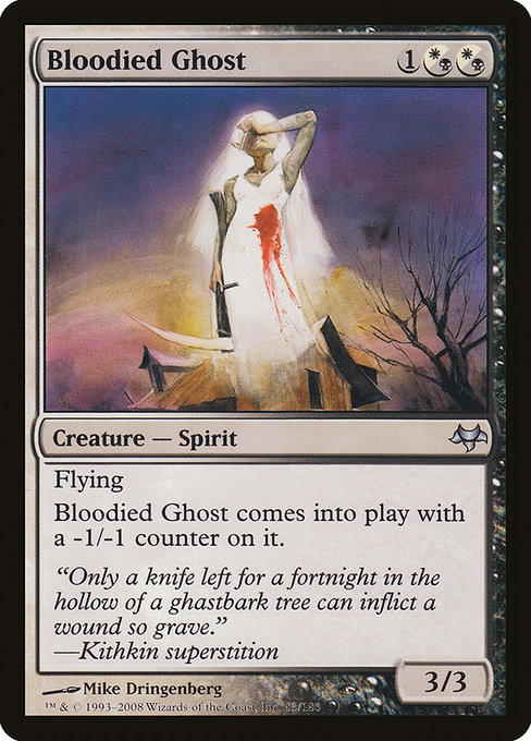 Magic the Gathering Card - Bloodied Ghost - MTG Circle
