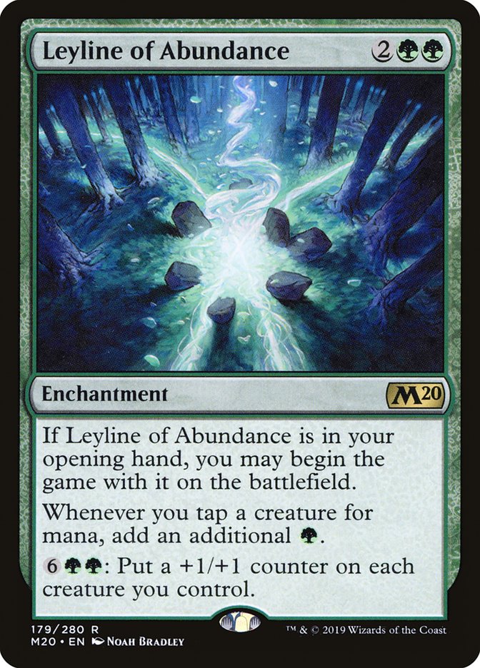 Magic the Gathering Card - Leyline of Abundance - MTG Circle