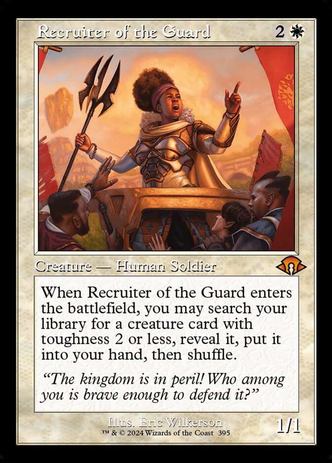 Magic the Gathering Card - Recruiter of the Guard - MTG Circle