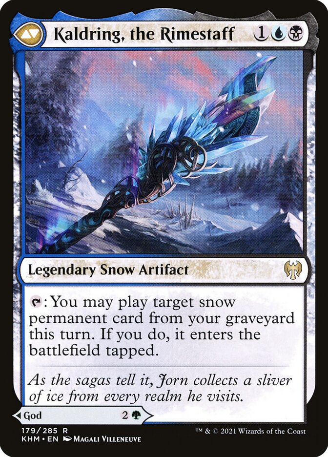 Magic the Gathering Card - Kaldring, the Rimestaff - MTG Circle