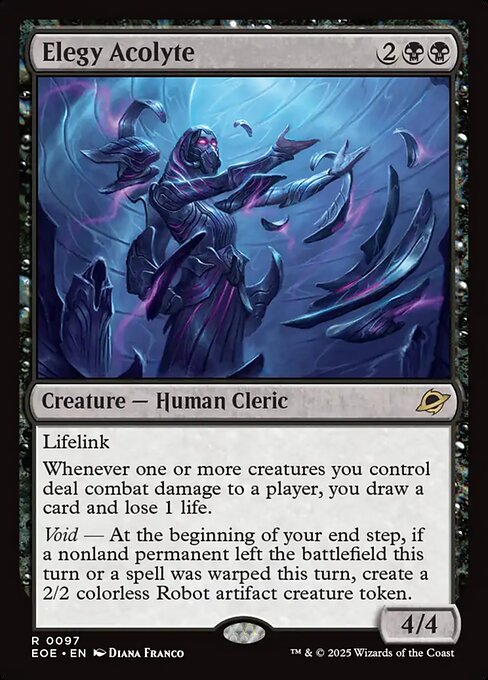 Magic the Gathering Card - Elegy Acolyte - MTG Circle