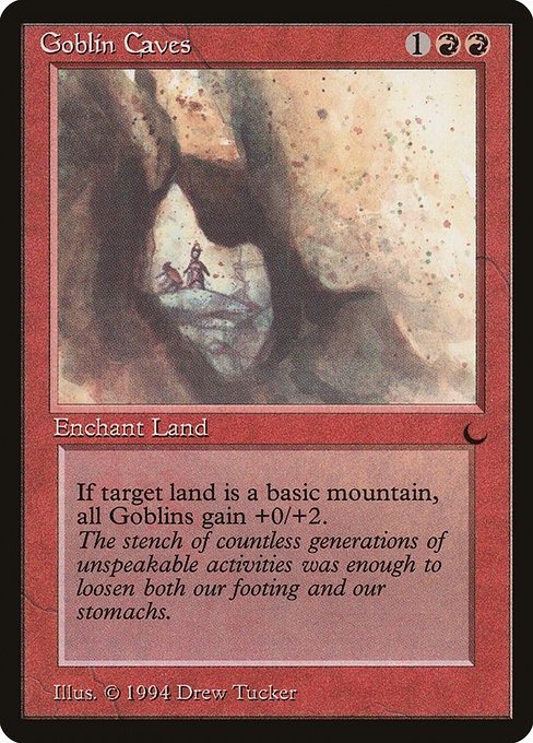 Magic the Gathering Card - Goblin Caves - MTG Circle
