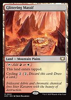 Magic the Gathering Card - Glittering Massif - MTG Circle