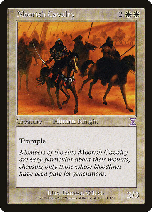 Magic the Gathering Card - Moorish Cavalry - MTG Circle