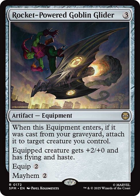 Magic the Gathering Card - Rocket-Powered Goblin Glider - MTG Circle