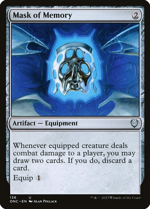 Magic the Gathering Card - Mask of Memory - MTG Circle