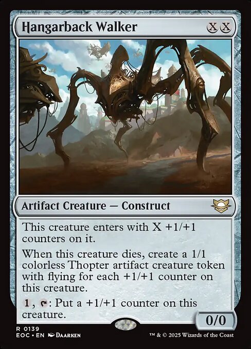 Magic the Gathering Card - Hangarback Walker - MTG Circle
