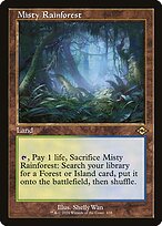 Magic the Gathering Card - Misty Rainforest - MTG Circle